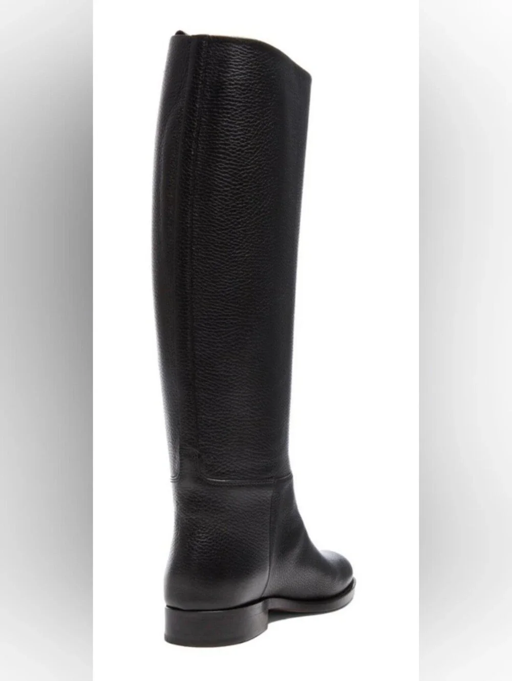 Valentino Garavani Tall Black leather riding boots